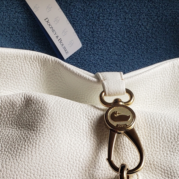 NWT Dooney and Bourke Pebble Grain Logo Lock Bag and Wallet - Picture 11 of 12